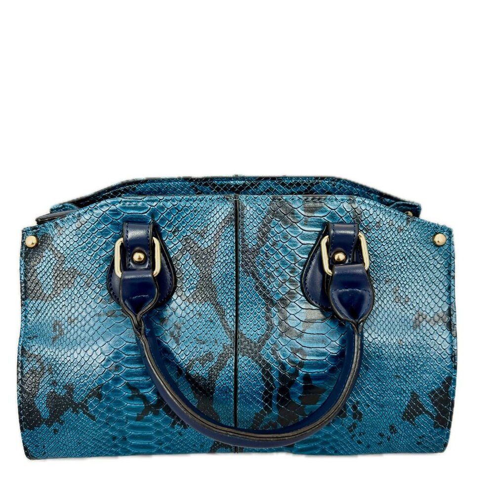 Esbag Blue Alligator print designer bag